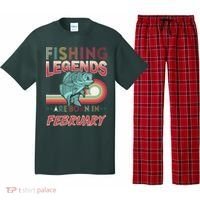 Fishing Legends Are Born In February Pajama Set thumb 0