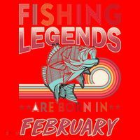 Fishing Legends Are Born In February Santa Hat thumb 1