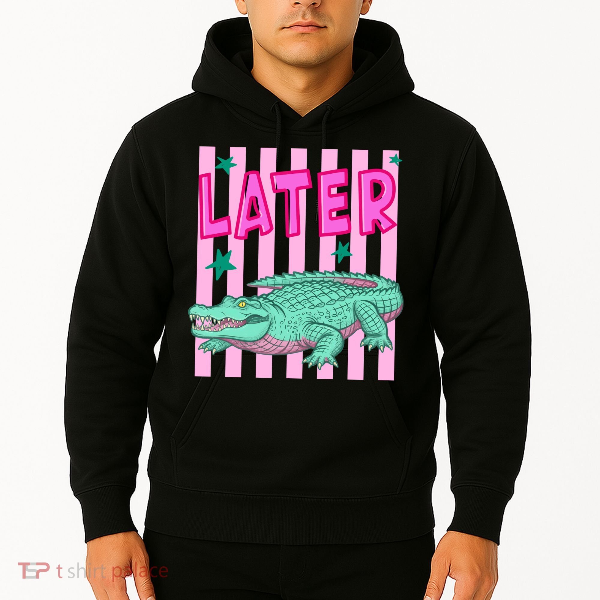 Funny Later Alligator After While Crocodile Front And Back Hoodie