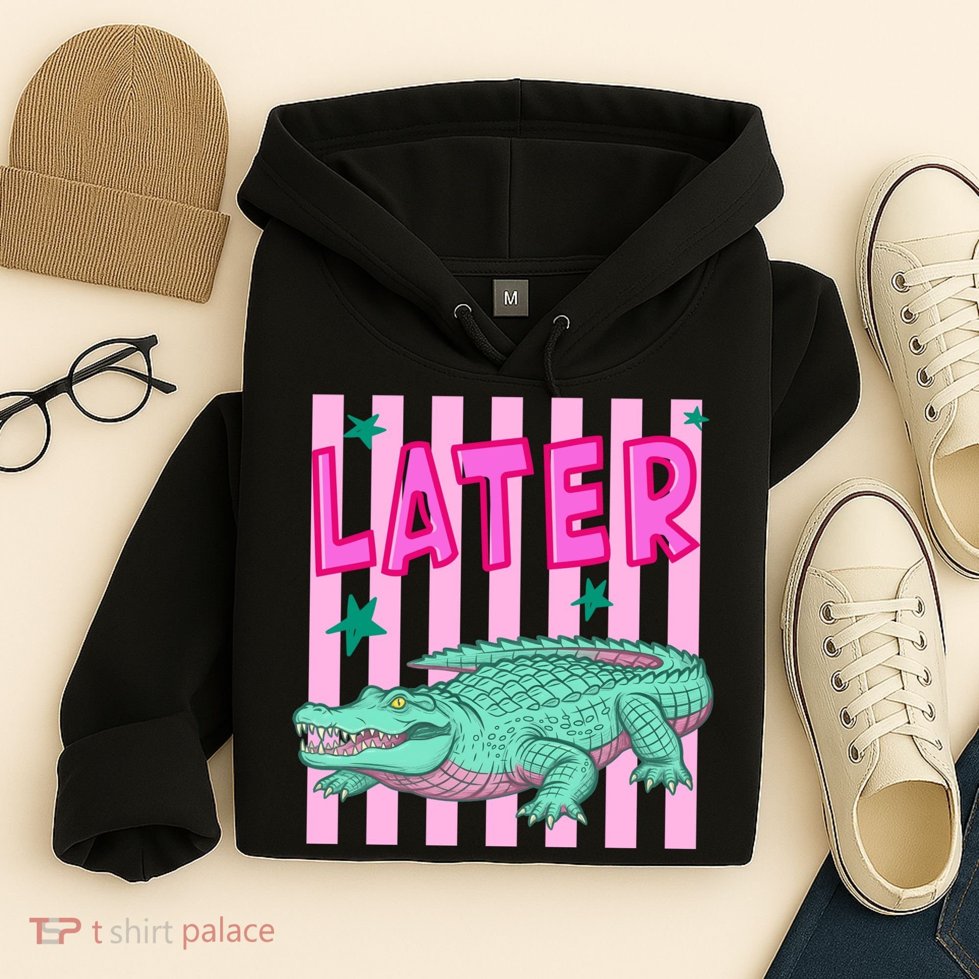 Funny Later Alligator After While Crocodile Front And Back Hoodie