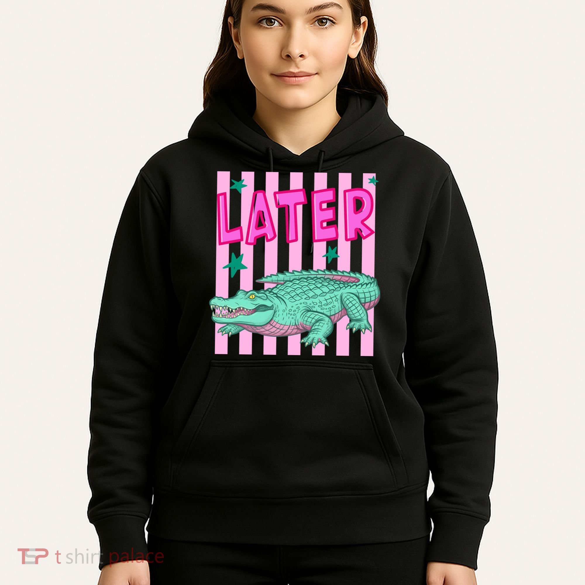 Funny Later Alligator After While Crocodile Front And Back Hoodie