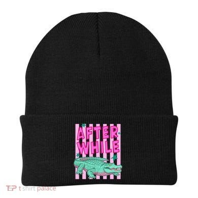 Funny Later Alligator After While Crocodile Front And Back Beanie back
