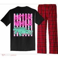 Funny Later Alligator After While Crocodile Front And Back Pajama Set thumb 1