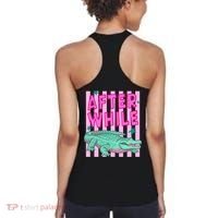 Funny Later Alligator After While Crocodile Front And Back Women's Tank Top thumb 1