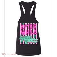 Funny Later Alligator After While Crocodile Front And Back Women's Tank Top thumb 4