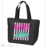 Funny Later Alligator After While Crocodile Front And Back Tote Bag thumb 3