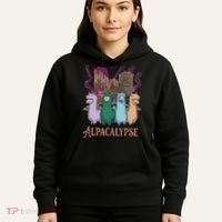 Funny Llama Apocalypse Hoodie thumb 5