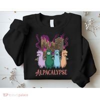 Funny Llama Apocalypse Sweatshirt thumb 2