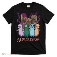 Funny Llama Apocalypse T-Shirt thumb 0