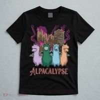 Funny Llama Apocalypse T-Shirt thumb 5