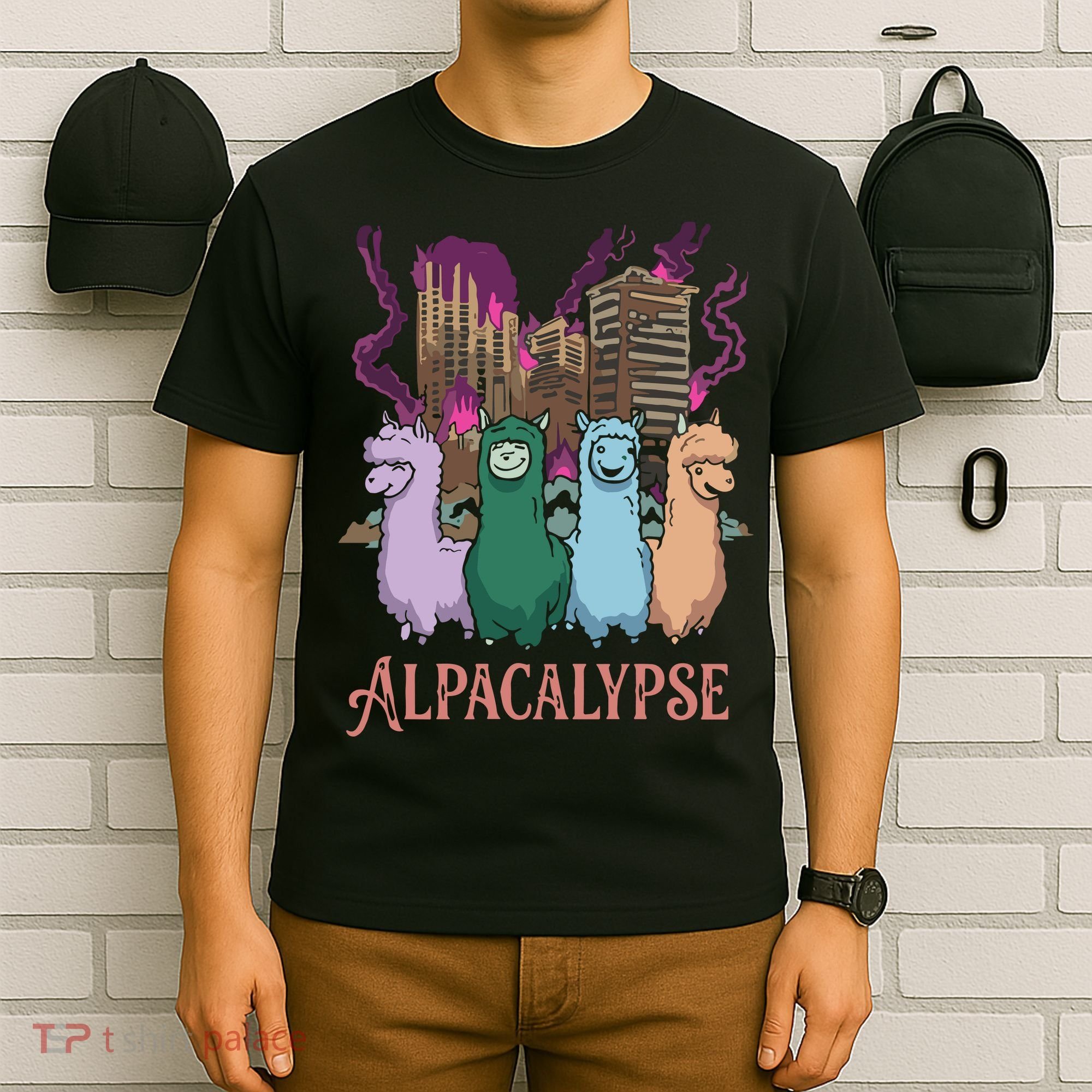 Funny Llama Apocalypse T-Shirt