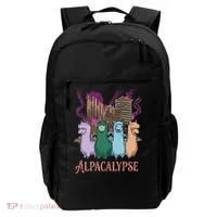 Funny Llama Apocalypse Backpack thumb 0