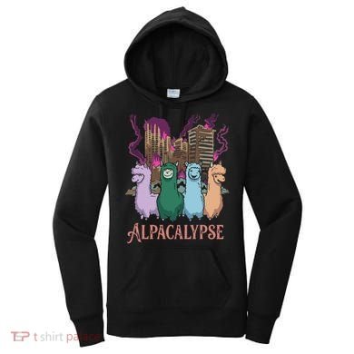 Funny Llama Apocalypse Women's Hoodie