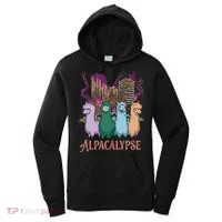 Funny Llama Apocalypse Women's Hoodie thumb 0