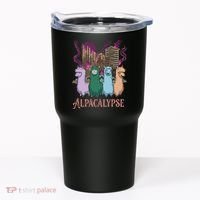 Funny Llama Apocalypse Tumbler thumb 0