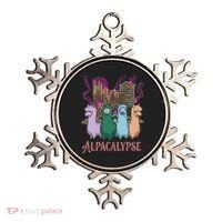 Funny Llama Apocalypse Ornament thumb 0
