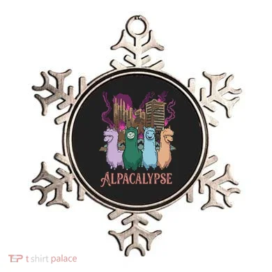 Funny Llama Apocalypse Ornament