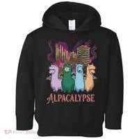 Funny Llama Apocalypse Toddler Hoodie thumb 0