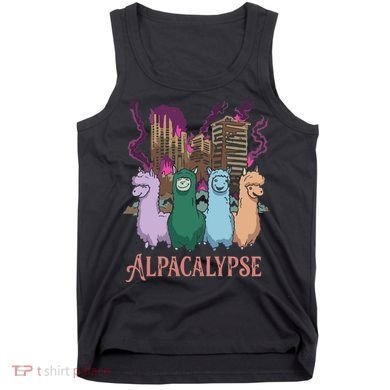 Funny Llama Apocalypse Tank Top