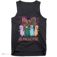 Funny Llama Apocalypse Tank Top thumb 0