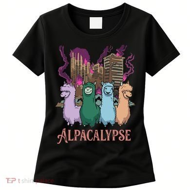 Funny Llama Apocalypse Women's T-Shirt