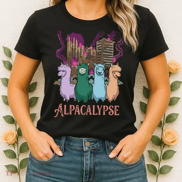 Funny Llama Apocalypse Women's T-Shirt