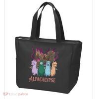 Funny Llama Apocalypse Tote Bag thumb 3