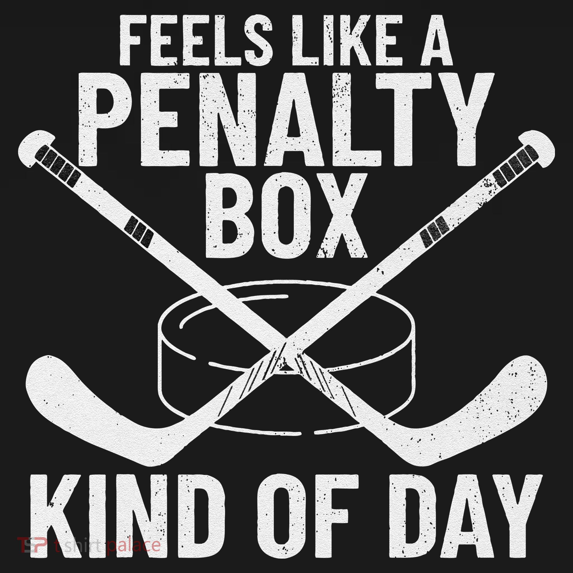Feels Like A Penalty Box Kind Of Day Funny Hockey Women's Hoodie