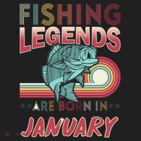 Fishing Legends Are Born In January Women's Sweatshirt thumb 2