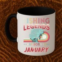 Fishing Legends Are Born In January Coffee Mug thumb 2