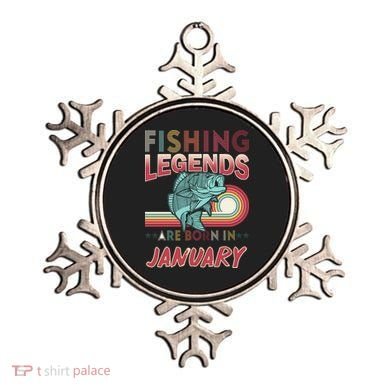 Fishing Legends Are Born In January Ornament