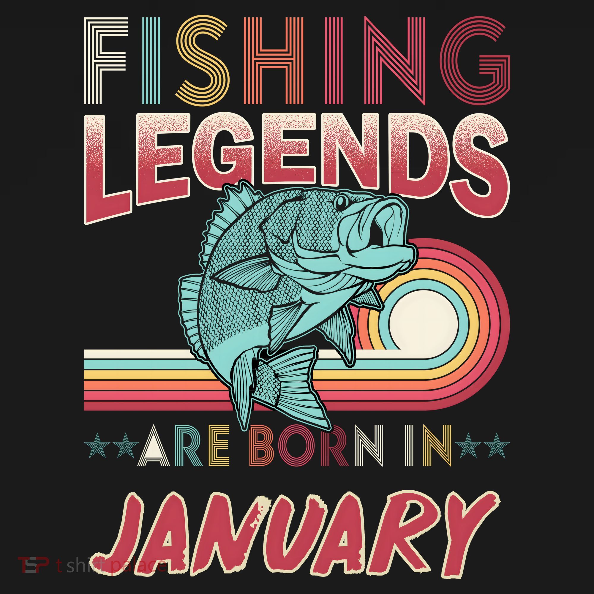 Fishing Legends Are Born In January Women's Tank Top