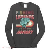 Fishing Legends Are Born In January Long Sleeve Shirt thumb 0