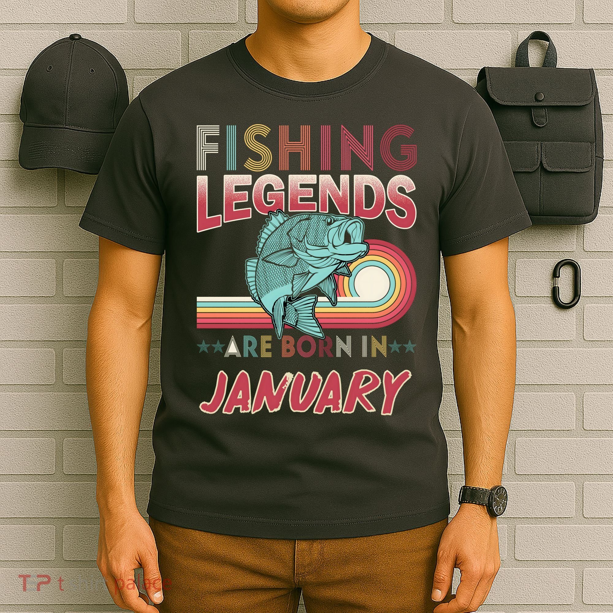 Fishing Legends Are Born In January T-Shirt