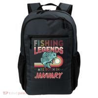 Fishing Legends Are Born In January Backpack thumb 0