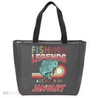 Fishing Legends Are Born In January Tote Bag thumb 0