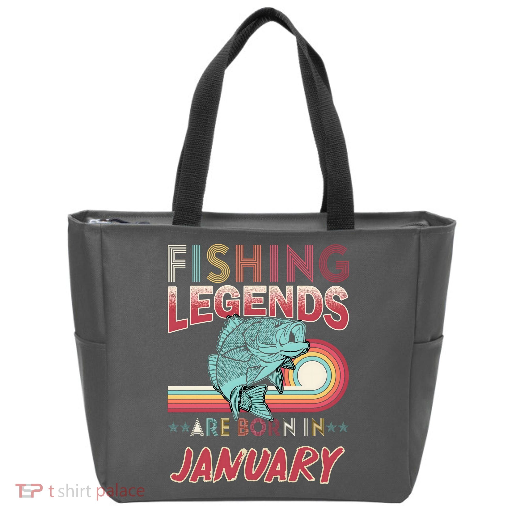 Fishing Legends Are Born In January Tote Bag