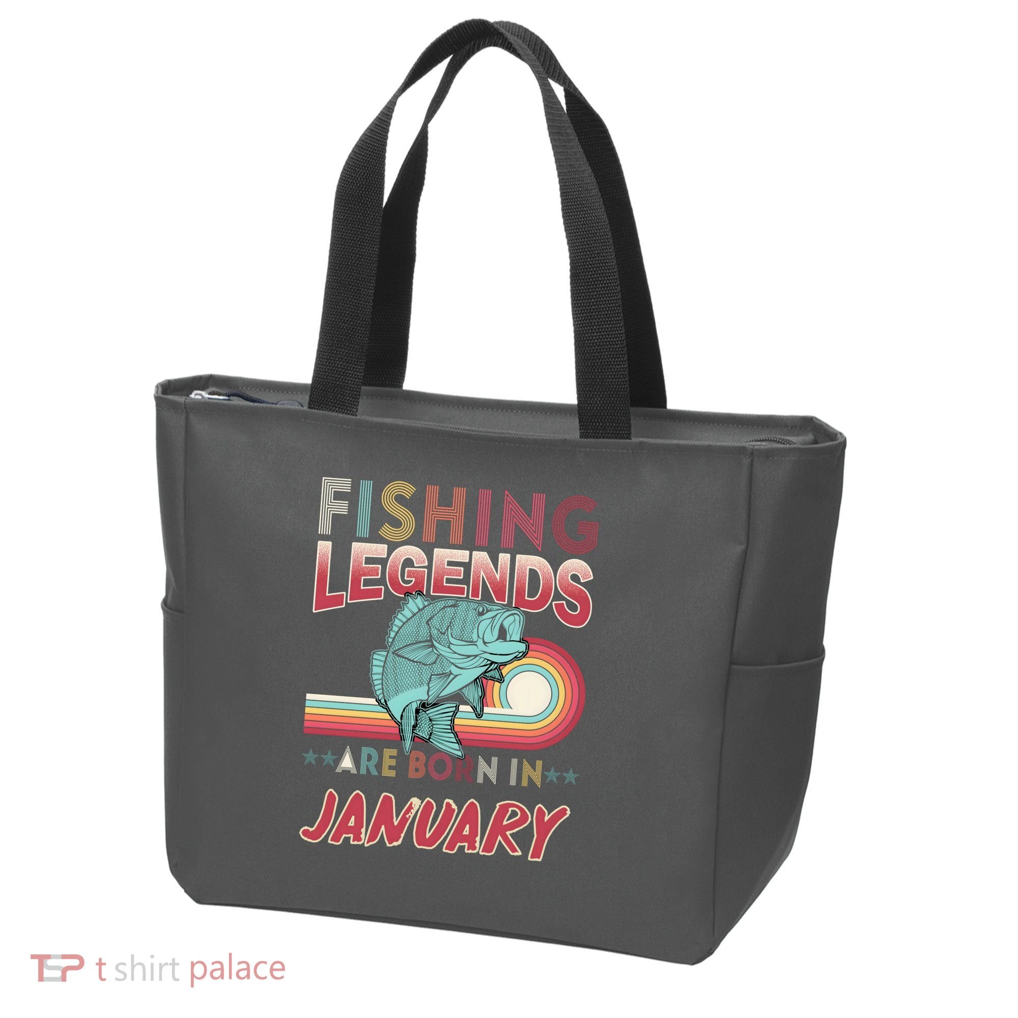 Fishing Legends Are Born In January Tote Bag