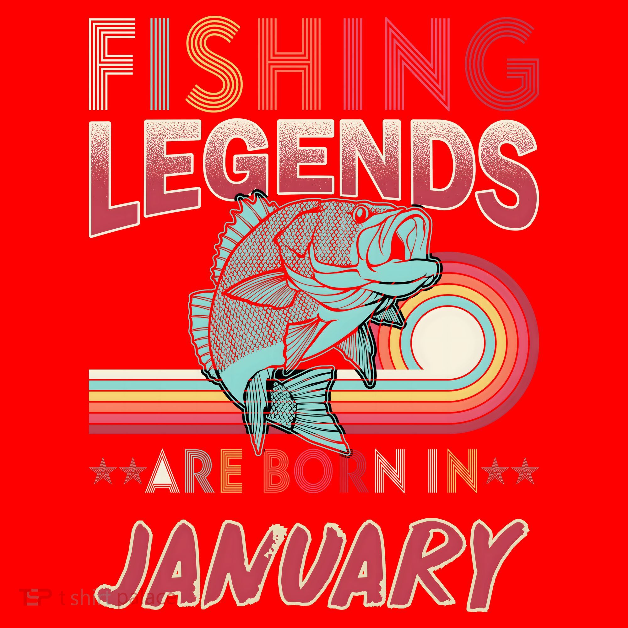 Fishing Legends Are Born In January Santa Hat