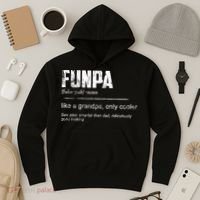 Funpa Like A Grandpa Only Cooler Funpa Definition Gift Hoodie thumb 3