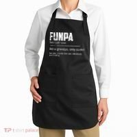 Funpa Like A Grandpa Only Cooler Funpa Definition Gift Apron thumb 2