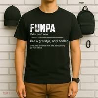 Funpa Like A Grandpa Only Cooler Funpa Definition Gift T-Shirt thumb 6