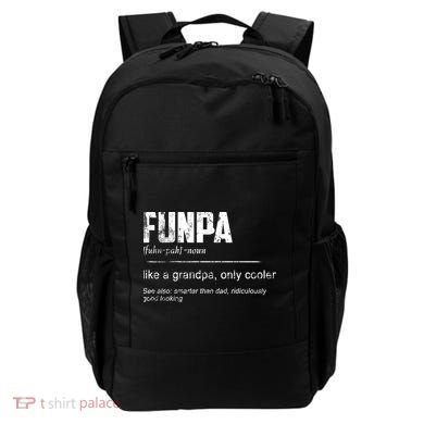 Funpa Like A Grandpa Only Cooler Funpa Definition Gift Backpack