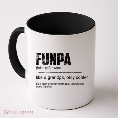 Funpa Like A Grandpa Only Cooler Funpa Definition Gift Coffee Mug