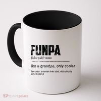Funpa Like A Grandpa Only Cooler Funpa Definition Gift Coffee Mug thumb 0