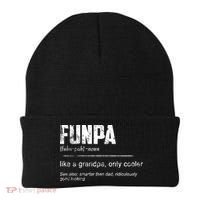 Funpa Like A Grandpa Only Cooler Funpa Definition Gift Beanie thumb 0