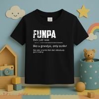 Funpa Like A Grandpa Only Cooler Funpa Definition Gift Toddler T-Shirt thumb 3