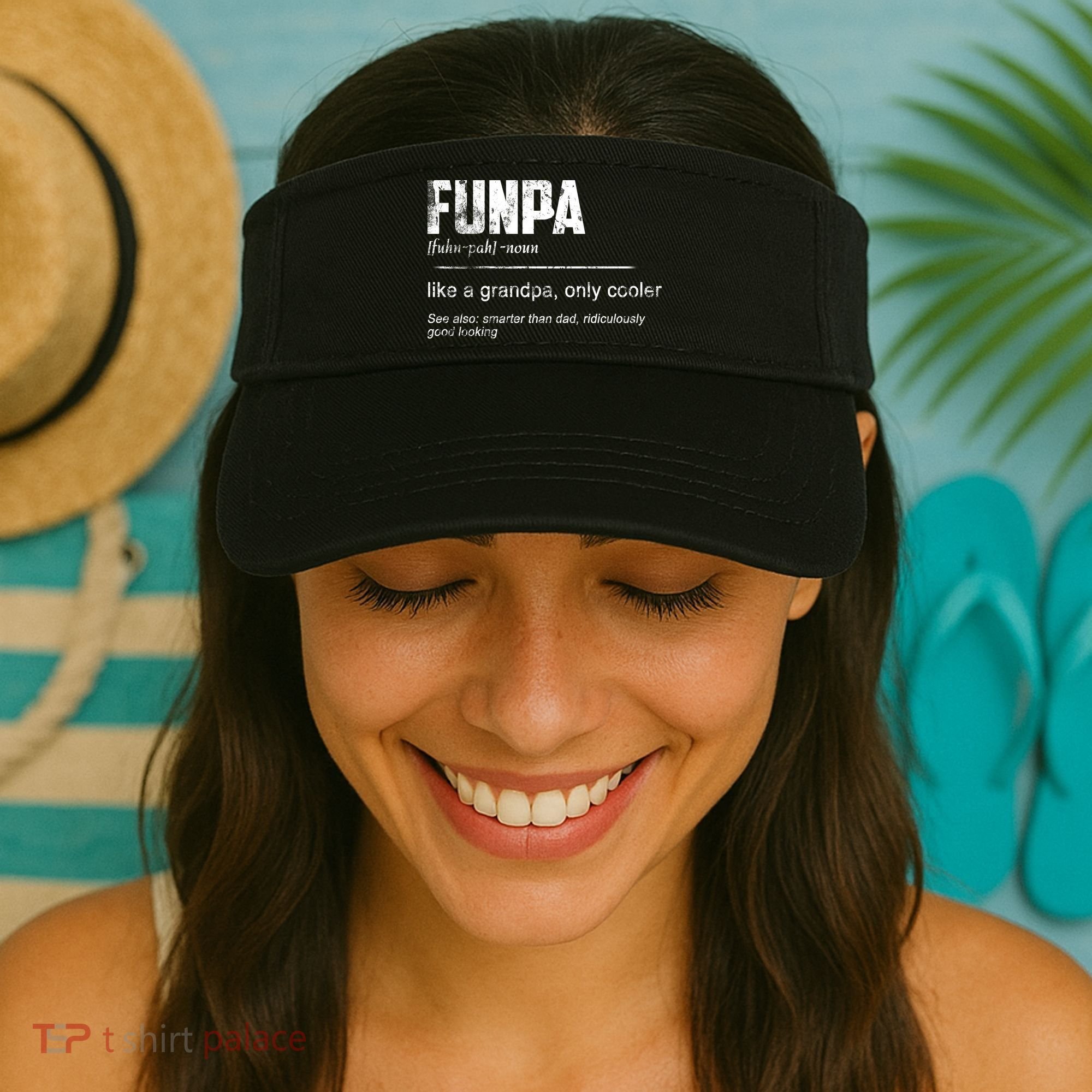 Funpa Like A Grandpa Only Cooler Funpa Definition Gift Visor