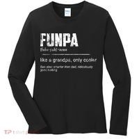 Funpa Like A Grandpa Only Cooler Funpa Definition Gift Women's Long Sleeve Shirt thumb 0