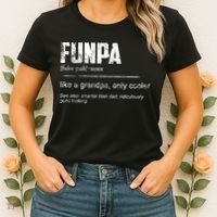 Funpa Like A Grandpa Only Cooler Funpa Definition Gift Women's T-Shirt thumb 2